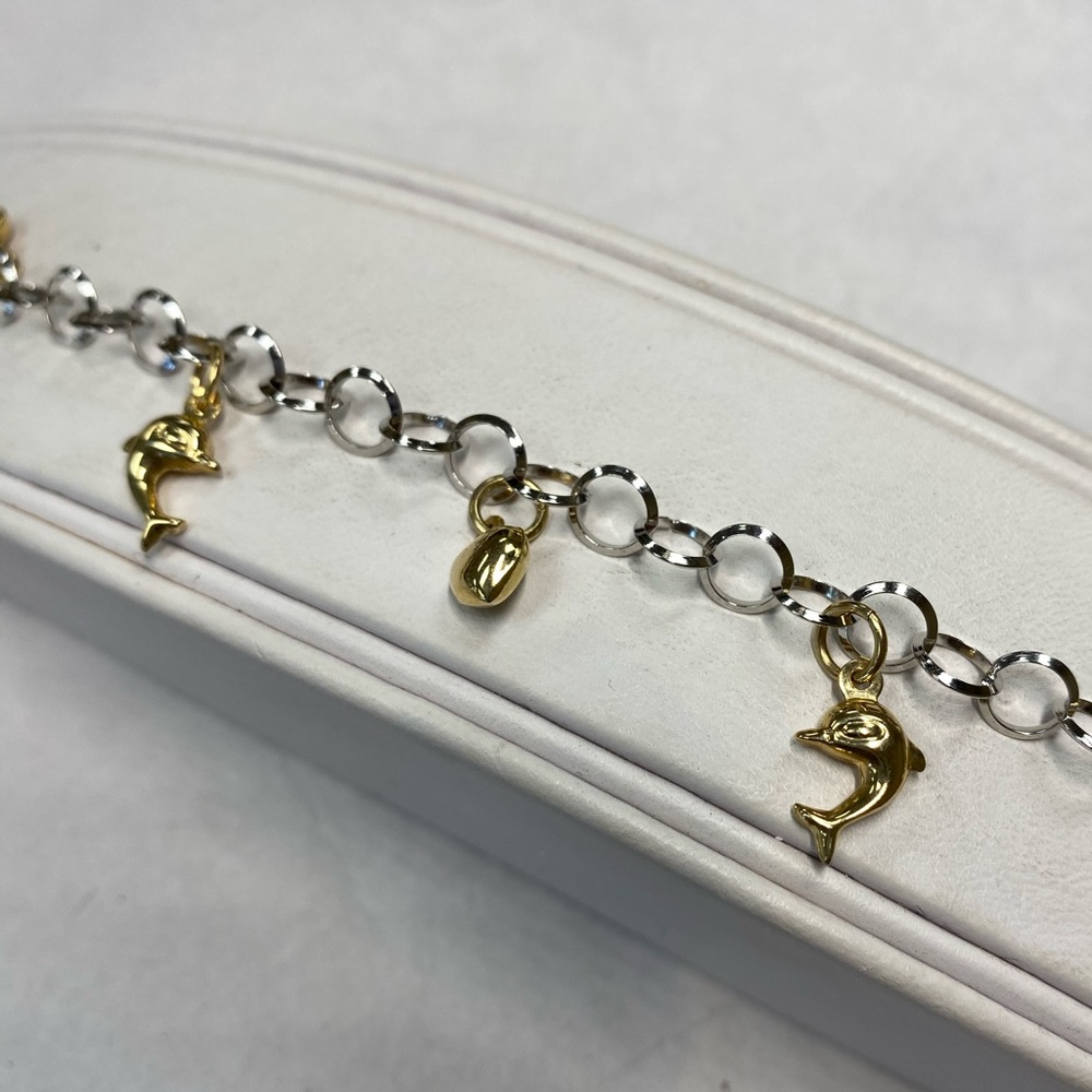 NEW 14K Gold Anklet Braclet